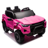 24V10A Two-seater Kids Ride On Electric Pickup, kids ride on toy W/parents remote control,4WD 800W W1578P196861