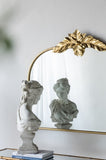 39.5" x 35" Gold Arched Mirror with Metal Frame, Wall- Mounted Mirror for Living Room Bedrrom W2078135192