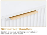 White P2 Particle Board and Density Board 7241117cm Wavy Pattern Drawer Front Five-Level Six-Drawer 14255212