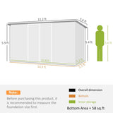 Outdoor Garden Storage Shed Tool House 82204693