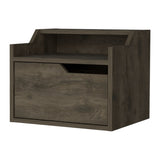 Florence Floating Nightstand with Drawer and Dual-Shelf Display B128P176109