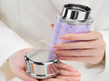 Portable Insulated Cup with Built-in Lipstick Mirror - Lipstick Tumbler 160mL dustypink 39248996