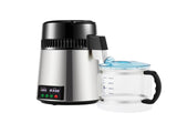 1.1 Gal 750W Countertop Water Distiller, 0.3 Gal/H with Temp Display & 0-99H Timer, Includes Glass 37222569