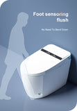 ZNTS Smart Toilet with Bidet Built-in, Auto Dual Flush, Auto Open & Close Bidet Toilet with Heated Seat, W2894P199872