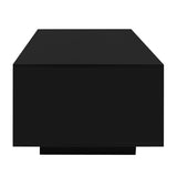 Modern High Glossy Rectangle Coffee Table, Stylish Center Table Storage Space, Accent Furniture 12830033