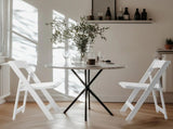 4 Pack Folding Chairs, Resin Chairs with Padded Seat, Comfortable Event Chairs 14756712