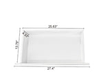 6 Drawer Double Dresser for Bedroom Living Room Hallway,white 29398400