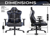 Techni Sport XL Ergonomic Gaming Chair , Blue B031P497730