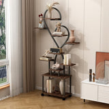 (Heart Shape) Plant Stand Indoor with Grow Lights, Tiered Indoor Plant Shelf, Metal Plant Flower W2641P323276