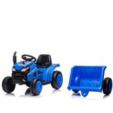 ZNTS 12V Kids Ride On Electric Tractor Black Knight,Kids Ride On Toy.2WD,Non-skid tires, steering wheel, 38466080