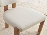 Wooden Dining Chairs Set of 2, Modern Fabric Upholstered Dining Room Chair Kitchen Chairs, Farmhouse W3244P316072