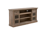 Farmhouse Fireplace TV Stand with Roman Column Styling, Up to 80-inch TV, 70-inch Modern Tall W2393P300554