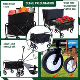 Multi-use Bag Collapsible Foldable Wagon Cart Beach Wagon Heavy Duty Utility Cart Utility Wagon 72422065