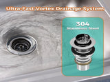17" x 15" 304 Stainless Steel Wall Mounted Hand Sink.NSF Certified.Durable & Easy to W3629P365488