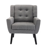 ZNTS Modern Soft Linen Material Ergonomics Accent Chair Living Room Chair Bedroom Chair Home Chair With W67634084