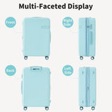4 Piece Luggage Set with Compression Packing Cubes for Expanable Spinner Wheels Lightweight 05896506