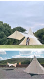 SAM&HAIBEI Bell 4 Season 9.85ft Glamping, Hot,Ideal for Family Camping, Hiking,Canvas W2967P228866