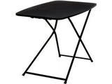 26" Adjustable Height Personal Folding Table, Black 46267964