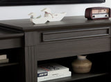 Media Console Table with Large Storage Cabinet, Modern TV Media Entertaionment Stand, Grey, W1758P206559