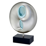 Ultra-Modern Design Table Lamp LED Lights Infinity Mirror Black and Silver Finish Antique Night Lamp B011P162530