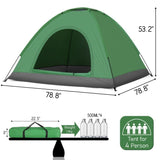 3-4 Person Camping Dome Tent Army Green 51815761