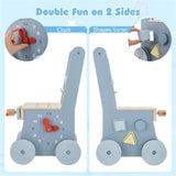 Wooden Baby Walker with Multi-Activity Center 65389002