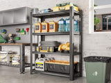 4-Tier Adjustable Metal Shelf, For Garage, Shed, Supermarket, Living Room, Multi-Purpose 05707315