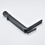 Single Hole Single-Handle High-Arc Modern Bathroom Faucet in Matte Black W105963375