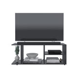 Goodwood Minimalistic Tv Stand for 65-Inch TV With 5 Open Shelves B200P235844