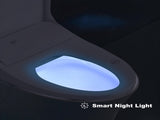 Smart Bidet Toilet Seat with Side Knob Adjustable Heated Seat with Water Temperature and Pressure W3598P451135
