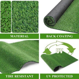 3FT*16FT Artificial turf, professional dog mat large turf outdoor carpet terrace pet lawn, W3280P296518