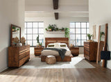 Smokey Walnut and Coffee Bean 2-drawer Nightstand B062P145565