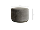 Oval Accent Ottoman B035P265997