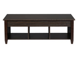 Lift Top Coffee Table Modern Furniture Hidden Compartment and Lift Tabletop Brown 11672381