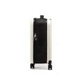 Fashion White Foldable 20in Travel Luggage Expandable 45L Capacity Hard Shell Boarding Suitcase with 11131121