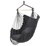1.5*1.2m Tassel Plus Pillow Hanging Chair Gray 52596899