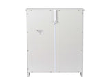 2-door louvered shoe cabinet 40186736