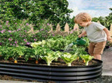 Galvanized Raised Garden Bed 8x4x1ft - Heavy Duty Metal Planter Box for Vegetables, Herbs & Flowers, W840P499241