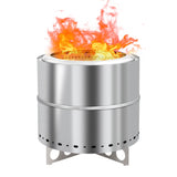 19.3*19.3*19.3in Smokeless Fire pit 40643752