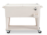 80QT 87.5*38.5*91cm Rectangular Plastic Box Iron Leg Tube Insulation 58455413