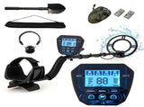Black Metal Detector, IP67 Waterproof Coil & 4 Detection Modes, 10" Max Detection Depth 65329474