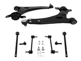 8pcs Front Lower Control Arms Tie Rods Suspension fit for 2006-2011 Ford Focus 2.0L 88777482