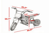 Green 24V 350W Electric Dirt Bike - Twist Grip Throttle up to 15 MPH Speed Limit Ideal for Ages 13 51782273
