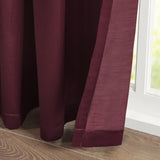 ZNTS Pleat Curtain Panel with Tieback B035129636