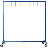 Adjustable Height Paint Hanger Drying Rack,Mobile Auto Body Shop Painting Stand with 6 Hanging W465P266869