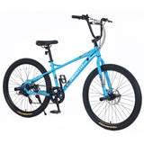 ZNTS Freestyle Kids Bike Double Disc Brakes 26 Inch Children's Bicycle for Boys Girls Age 12+ Years W1019124188