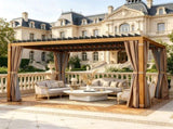 Outdoor retractable pergola 27908898