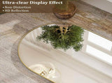 71"x26" Arched Full Length Mirror Freestanding Full Body Floor Mirror, Gold 91101329