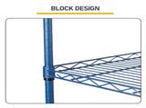 5-layer adjustable shelf Display Rack Iron household shelf with adjustable feet 29.13*13.39*59.06in 90600393