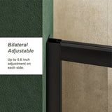 48.in W x 72.in H Single Sliding Shower Door, 1/5 inch Thick Clear Tempered Glass Shower Door with W3048P278319